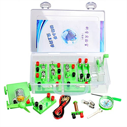 Physics Labs Circuit Learning Principios básicos de descubrimiento de electricidad para estudio de ciencias, magnetismo paralelo, guía de estudio científico experto, escuela secundaria