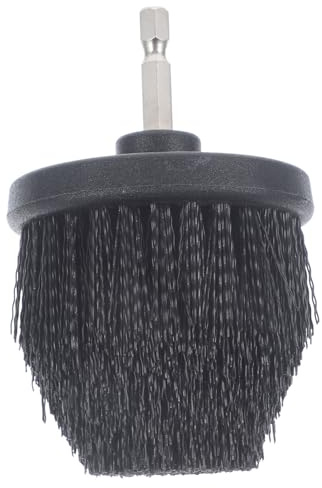 Hohopeti Electric Drill Brush Attachment Hex Shank Cleaning Brush for Car Bathroom Tile and Surface Scrubbing Reusable Scrubber Compatible with Cordless Drills