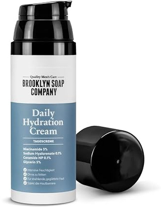 Daily Hydration Cream (50ml) · BROOKLYN SOAP COMPANY | Feuchtigkeitsspendende Tagescreme · Stärkt die Hautbarriere & zieht schnell ein