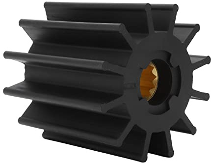 Water Pump Impeller 3830459 Flexible 12 Blades Copper Neoprene Rubber for Jabsco Sea Water Pumping Engine Cooling Wash Down