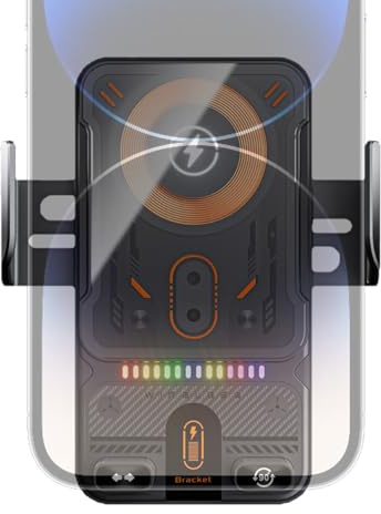 Chargeur sans fil pour voiture | 15 W charge rapide buse d'air supports de voiture - Supports de téléphone avec verrouillage automatique - pour contrôle de musique et voyage long week-end familial