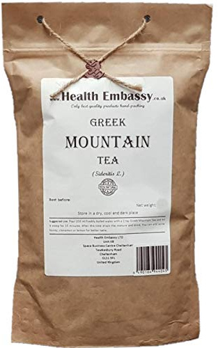 Greek Mountain Tea Ironwort (Sideritis L. - Sideritis Scardica) Health Embassy - 100% Natural (50g)