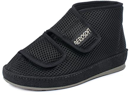 Aerosoft Botas 6062-4P Mujer Hombre Zapatilla Antideslizante Transpirables (Negro, 40)