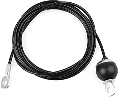 KINHARD Gym Kabel 3.5m Seilzug Fitness, Draht Fitnessgerät Stahlseil ösen | Kabelzug Fitness, mit Schwerkraftkugel und Karabiner 250KG Nutzlast, für Latzug Kabelzug Fitness