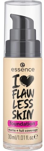 Essence Cosmetics Fondotinta I Love Flawless Skin, Lunga Durata, Opacizzante, Risultato Istantaneo, Opaca, 30 ml