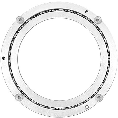 Runder Aluminiumlegierung Drehteller, Tischplatte Dreh Drehteller Kugellager, for Kuchen, Fernsehmonitor-Standplatz, Hardware Drehteller, Ruhig Und Glatt, Silber 30CM ( Color : Silver , Size : 40cm )