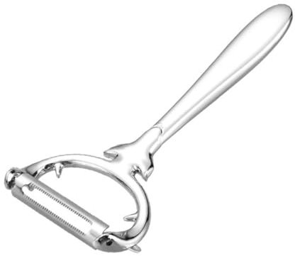 GOOHOCHY Cuchillo Para Pelar De Aleación De Zinc Pelador Manual De Cocina Para Pelar Patatas y Zanahorias Herramienta De Cocina Útil