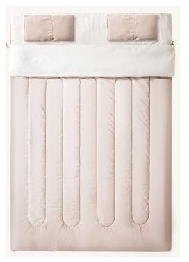Doppelschlafsäcke, Outdoor-Camping-Schlafsäcke für Erwachsene, warme Zelte mit tragbaren Schlafsäcken (Größe: 150 x 220 cm, 3,2 kg)