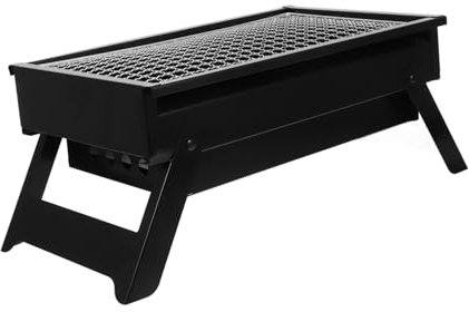 CANIGHT Parrilla Bbq Portátil Para Acampar Asador Para Uso Exterior Para Reuniones Al Aire y Cocinar La Naturaleza Diseño Compacto y Ligero Fácil De Limpiar y Transportar