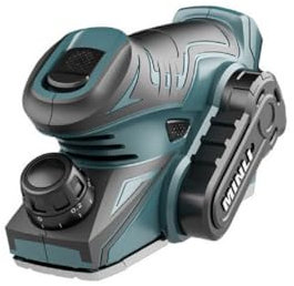 Mini Elektrohobel, Akku Einhandhobel Elektrische Hobelmaschine Kompatibel mit Makita 12V Akku für die Holzbearbeitung, min. Hobelbreite 60 mm für Ecke(Ohne Akku)