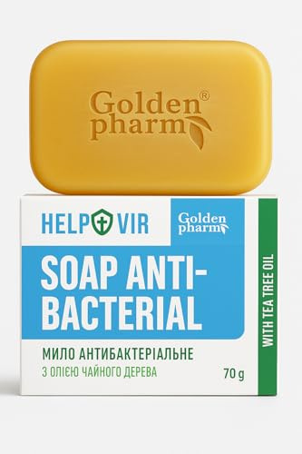 Antibacterial Tea Tree Soap Bar- 70g (2.47oz) - 100% Natural, Treatment for Fungal Acne, Athlete's Foot, and Deep Cleansing for All Skin Types - Gentle Skincare for Men & Women