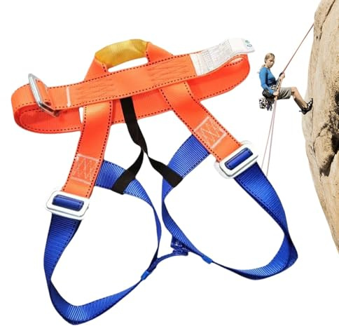 Générique Hommes de harnais d'escalade, ceinture d'escalade | Équipement en rappel Half Body Outdoor Training Training Safety Celt | Hommes confortables Mentilling Mounto-Wash