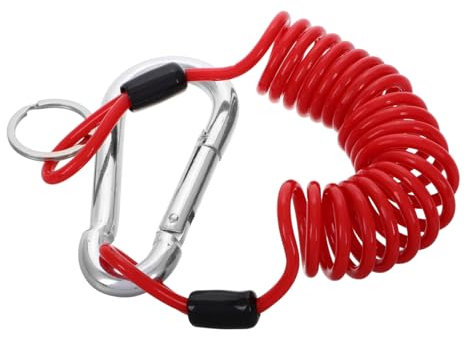 Cabilock Cable De Remolque con Resorte De Acero Inoxidable para Freno De Emergencia Accesorios De Remolque para RV Cable De Desconexión Seguro para Carretera