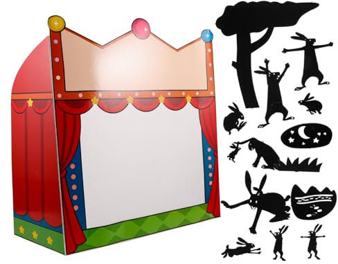 Milisten DIY-schattenpuppen-bastelset Für Junge Mädchen Schattentheater-Spielzeug Zum Selbermachen Wissenschaftliche Experimentierausrüstung Für Geschichtenerzählspiel