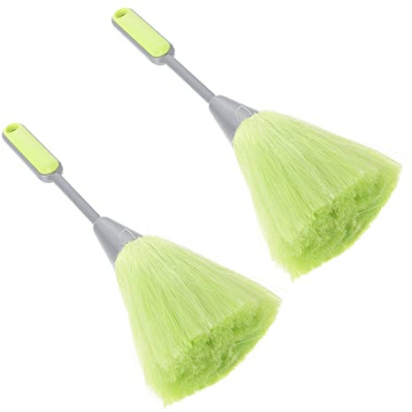 Housoutil Cepillo de Limpieza para Teclado y Ordenador 2 Piezas para Hogar y Oficina Práctico Ligero Azul para Eliminar Polvo en Rincones Pequeños