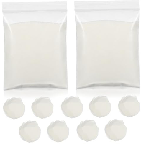 Kleiner Zement für Miniaturen und Puppenhäuser, Weiß, 20 Beutel | Modellsatz Haus, Zement für Puppenarchitektur, Corn Starch Bindemittel