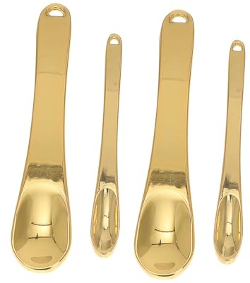 VICASKY 4 Pièces Bâtonnet de Massage pour Yeux Cuillère à Soin Contour des Yeux Outil de Maquillage pour Appliquer Délicatement le Masque