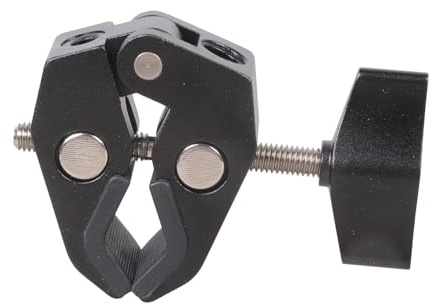 Pince multifonction super crabbing avec filetage de 6,35 mm et filetage 3/8 - Adaptateur de tuyau de serrage pour appareil photo/support d'appareil photo léger