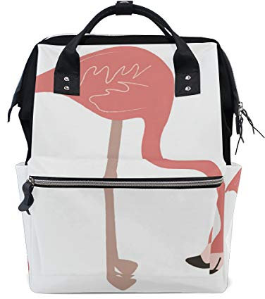 MONTOJ Flamingo Canvas Reisetasche Campus Rucksack One Size 5