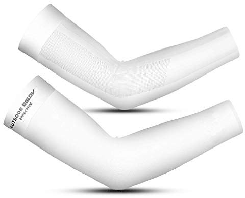 Arm-Ärmel,Radsport-Armlinge für Herren, Arm-Wärmer UV-Sonnenschutz Anti-Rutsch für Männer Frauen für Wandern Golf Basketball Driving Outdoor Sport Arm-Kompressions-Hülsen -1 Paar