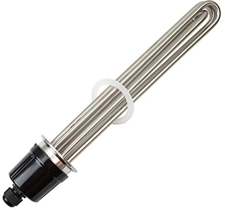 JINGERL 2 Tri-clamp(OD64) 4.5kw Stainless Steel 220v Heating Element Spare Parts For Boiler Heater For Brewing (Color : Heater Only, Size : 220V)