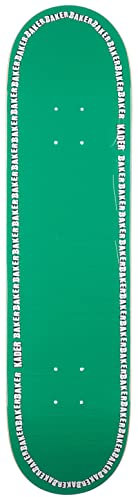 Skateboard Edge Embossed Kader Sylla, 8.0 x 31.5, Grün