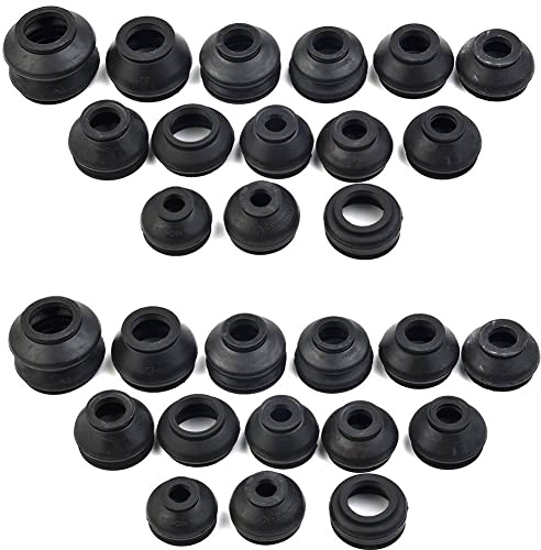 Cubiertas antipolvo para rótulas de 28 piezas, cubiertas antipolvo universales para rótulas, cubiertas para maletero de coche para una amplia gama de vehículos