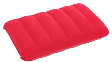 Yardwe Aufblasbares Taillenkissen 65 X 45 cm Mit Beflockter Oberfläche Ergonomisch Für Camping Reisen Outdoor Nickerchen Und Büro