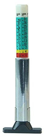 Car Tire Tread Depth Gauge, Auto Tire Wear Detection Measuring Pen, Car Tyre Tire Tread Depth Gauge Meter, Tire Tread Gauge Color Coded, Professional Tire Thread Meter Tool for Motorcycle, Bus,SUV