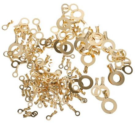OSOLADY 1set Gauge Wire Terminals Connectors for Electrical Wiring High-temperature Resistant Cold Pressed Connectors for Secure Connections