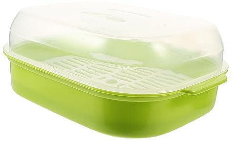 PRETYZOOM Microwave Oven Food Steamer Basket Cooking Steamer Vent for Steamed Buns Suitable for Healthy Steam Cooking