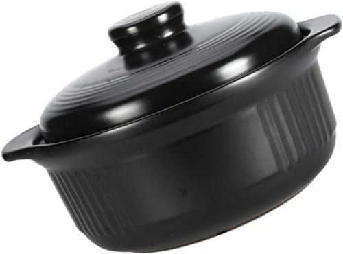 KUOYTT Cazuela de cerámica, Cacerola, Cacerola, Cacerola, Olla para Sopa, cazuela China, Olla de Barro China, Cacerola de cerámica, Olla de Barro, Ramen