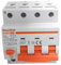 MeanWell Interruttore Magnetotermico Differenziale Trifase Tipo A 300mA, RCBO 3P+N C20 20A, Curva C 6000A 380V, 4 Poli Da 4 Moduli Barra DIN