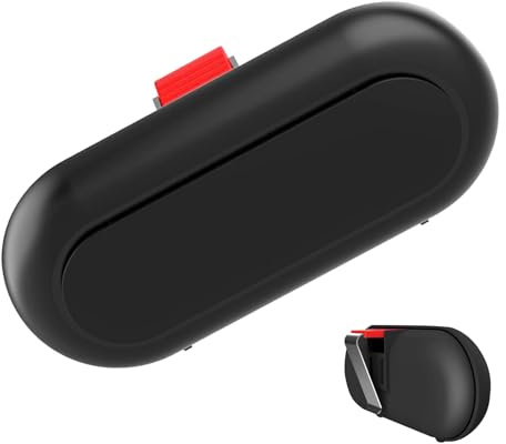 Auto Sonnenbrillenhalter,Brillenetui Auto Innenraum,Auto Sonnenbrille Halter,Auto Brillenhalter,Visier Sonnenbrille Halter Clip,ABS Multifunktionale Brillen Organizer Box Aufbewahrungsbox (Schwarz)