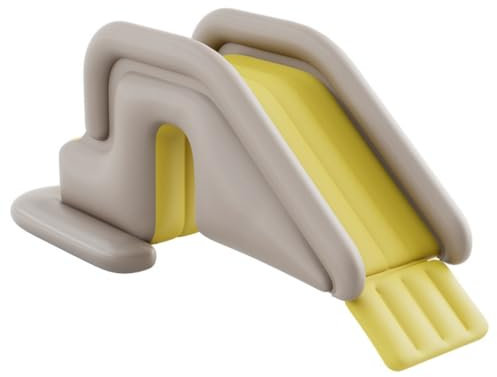 Dorccsi Toboggan Aquatique Gonflable pour Piscine, Centre de Jeux Gonflable, Accessoires pour garçons et Filles, Toboggan Aquatique d'été pour Jardin, d'extérieur