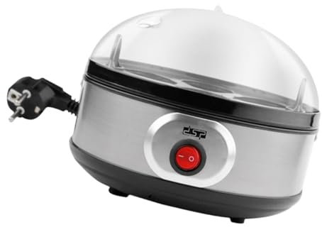 VALICLUD Mini Eierkocher Mit Timer Automatische Abschaltung Für Weiche Mittlere Und Harte Eier Für Frühstück Und Snacks Kompakt Und Effizient Geeignet