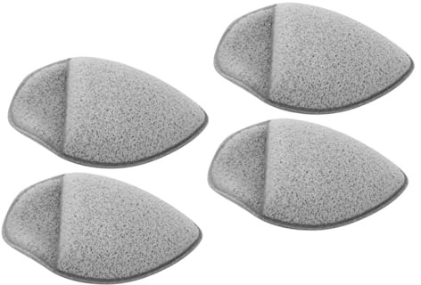 SHERCHPRY 4pièces Éponges Nettoyantes Pour Visage Exfoliantes Et Démaquillantes Lot Houppette Douce Pour Nettoyage Profondeur Des Pores Zones Difficiles Accès