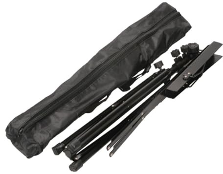 CORHAD Verstellbarer Songständer Stand Musik steht zusammenklappbar Tragbar faltbar bücherregal Gitarrenständer Stativ Notenständer aus Metall Seitenhalter für Notenständer Schwarz