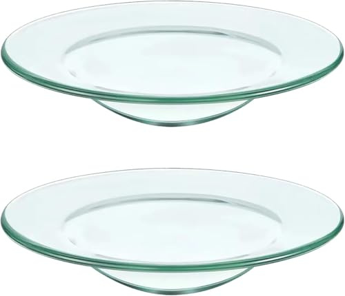 11.5cm Oil Burner Replacement Glass Dish – Universal Round Spare Bowl for Wax Melts, Essential Oils & Tealight Burners – Heat Resistant, Easy Clean, Clear Glass | HangerCraft (2)