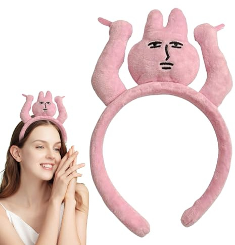 Diadema de Conejo Peluches y accesorios de disfraces animados, lindos | Clip Diadema que Agarra el Pelo Accesorios de disfraces para mujeres y niñas, maquillaje y cosplay
