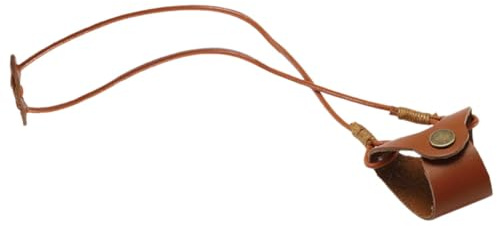 COOLHIYA Brillenkette Damen Echtleder Brillenband mit Knopfverschluss Modische Sonnenbrillenhalterung und Eyeglasses Strap Langlebiger Brillenhalter für Lesebrillen Sonnenbrillen Alltag