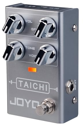 JOYO Overdrive Pedal R Series Low Gain OD mit Klassischem Verstärker-Sound für E-Gitarre (Tai Chi R-02)