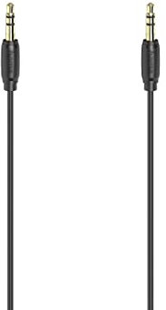 Audio-Kabel, 3,5-mm-Klinken-St. - St., Stereo, vergoldet, ultradünn, 5,0 m
