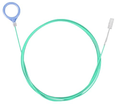 Rhys Spazzola per Tubi di Scarico del Tetto Apribile, 500cm Strumento per Pulizia Tubi Lungo Flessibile Filo di Scarico Pulitore per tubazioni Strette del Foro di drenaggio (Verde)