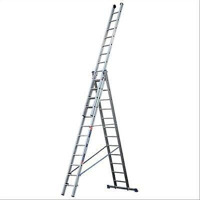 La zappa Scala a tre elementi in alluminio utilizzabile a sfilo o a cavalletto con dispositivo antisfilo (3x7)