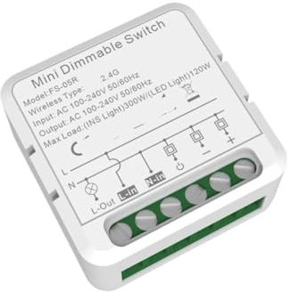 FWFDTQBSP Interruttore di Controllo Intelligente 10A 100~240V 50/60Hz Interruttore Domestico Intelligente