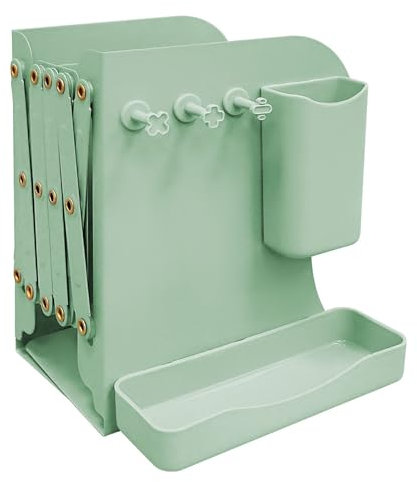 Erweiterbare Buchstütze aus Metall, verstellbare Buchstütze, Buchhalter für Regale, Metallbuchstütze, Zeitschriftenhalter mit Stifthalter