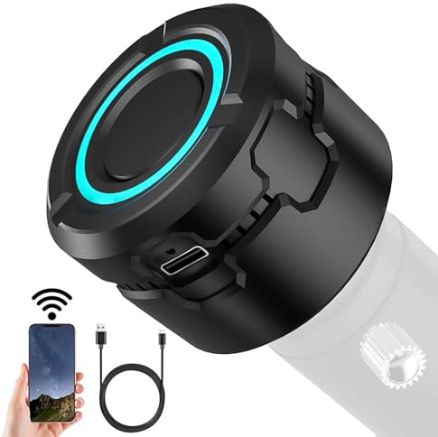 Camnoon Kabelloses digitales WiFi-Okular für Teleskopkamera, 4K-Videoaufzeichnung, Fotoaufnahme, eingebauter 1600 mAh Akku, elektronisches Okular für 1,25-Zoll-Teleskop