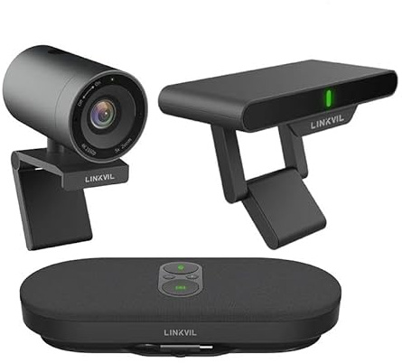 Sistema de videoconferencia con resolución 1080p, Audio de Alta definición, integración fácil y Soporte para múltiples participantes - Ideal para reuniones.
