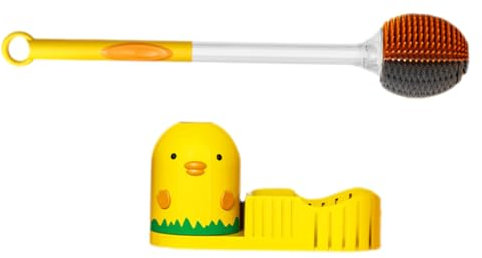WRITWAA Wandmontierte Wc Bürste Mit Griff Für Einfache Reinigung Im Badezimmer Robuste Und Kratzfreie Reinigungsbürste Für Zuhause Und Öffentliche Sanitärräume